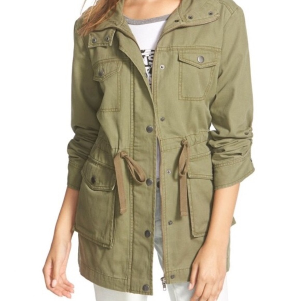 Nordstrom BP Army Jacket With Hood